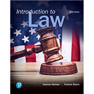 Introduction to Law by Hames, Joanne B.; Ekern, Yvonne, 9780134868240