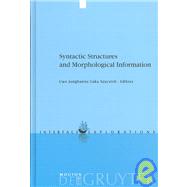 Syntactic Structures and Morphological Information by Junghanns, Uwe, 9783110178241