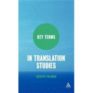 Key Terms in Translation Studies by Palumbo, Giuseppe, 9780826498243