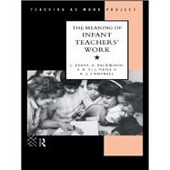 The Meaning of Infant Teachers' Work by Evans, Linda; Packwood, Angie, 9780203978245