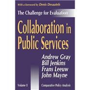 Collaboration in Public Services: The Challenge for Evaluation by Jenkins,Bill, 9781138508248