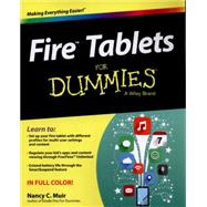 Fire Tablets for Dummies by Muir, Nancy C., 9781119008255