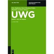 Uwg - Gesetz Gegen Den Unlauteren Wettbewerb 8-22; Register by Teplitzky, Otto; Peifer, Karl-nikolaus; Leistner, Matthias, 9783110278255