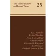 The Tanner Lectures On Human Values by De Waal, Frans B. M.; Peterson, Grethe B., 9780874808261