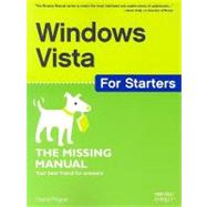 Windows Vista for Starters by Pogue, David, 9780596528263
