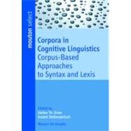 Corpora in Cognitive Linguistics by Gries, Stefan Th, 9783110198263