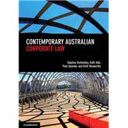 Contemporary Australian Corporate Law by Bottomley, Stephen; Hall, Kath; Spender, Peta; Nosworthy, Beth, 9781316628270