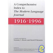 A Comprehensive Index to the Modern Language Journal 1916-1996 by Moore, Suzanne; Benseler, David, 9780631218272