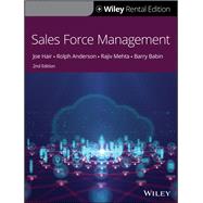 Sales Force Management [Rental Edition] by Hair, Joseph F.; Anderson, Rolph; Mehta, Rajiv; Babin, Barry, 9781119768272