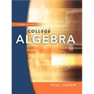 College Algebra by Paul Sisson, 9781932628272