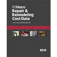 Repair & Remodeling Cost Data 2010 by Mewis, Bob, 9780876298275