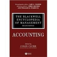 The Blackwell Encyclopedia of Management, Accounting by Clubb, Colin, 9781405118279