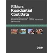 RS Means Residential Cost Data 2010 by Mewis, Bob, 9780876298282