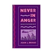 Never in Anger by Briggs, Jean L., 9780674608283
