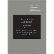 Energy Law and Policy by Davies, Lincoln; Klass, Alexandra B.; Osofsky, Hari M.; Tomain, Joseph P.; Wilson, Elizabeth J., 9781640208285