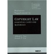 Statutory Supplement to Copyright Law by Yen, Alfred C., 9780314908292