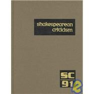 Shakespearean Criticism by Lee, Michelle, 9780787688295