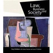 Law, Business & Society with PowerWeb by McAdams, Tony, 9780072508314