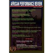 African Performance Review by Okagbue, Osita, 9781905068319