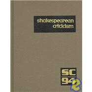 Shakespearean Criticism by Lee, Michelle, 9780787688325