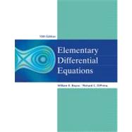 Elementary Differential Equations by Boyce, William E.; DiPrima, Richard C., 9780470458327