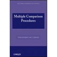 Multiple Comparison Procedures by Hochberg, Yosef; Tamhane, Ajit C., 9780470568330