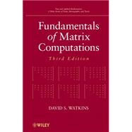 Fundamentals of Matrix Computations by Watkins, David S., 9780470528334