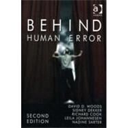 Behind Human Error by Woods,David D., 9780754678342