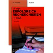 Erfolgreich Recherchieren - Jura by Vogel, Ivo, 9783110638349