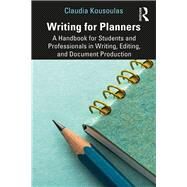Writing for Planners by Kousoulas, Claudia, 9781138388352