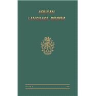 African Language Review by Dalby,David;Dalby,David, 9781138988354