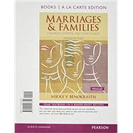 Marriages and Families, Books a la Carte Edition by Benokraitis, Nijole V., 9780205918355