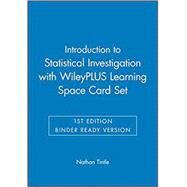 Introduction to Statistical Investigations by Tintle, Nathan L.; Chance, Beth L.; Cobb, George W.; Rossman, Allan J.; Roy, Soma, 9781119238355