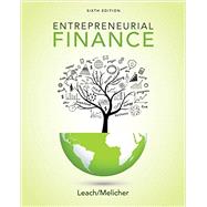 Entrepreneurial Finance by Leach, J.; Melicher, Ronald, 9781305968356