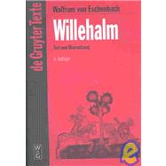 Willehalm by Wolfram, Von Eschenbach, 9783110178357