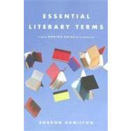 Essential Lit Terms Pa by Hamilton,Sharon, 9780393928372
