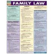 Family Law Laminate Reference Chart by BarCharts Inc, 9781572228375