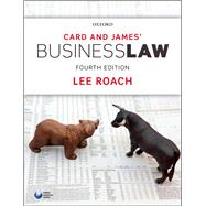 Card & James' Business Law by Roach, Lee, 9780198748380