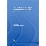 The History of the Book in the West: 17001800 by Eleanor F. Shevlin, 9781032918389