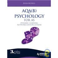 Aqa B Psychology for As With Dynamic Learning Network by Russell, Julia, 9780340968390
