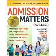 Admission Matters by Springer, Sally P.; Reider, Jon; Morgan, Joyce Vining, 9781119328391