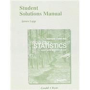 Student Solutions Manual for Introductory Statistics Exploring the World through Data by Gould, Robert; Ryan, Colleen N., 9780321978394