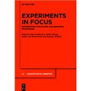 Experiments in Focus by Featherston, Sam; Hrnig, Robin; Von Wietersheim, Sophie; Winkler, Susanne, 9783110618402