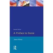 A Preface to Donne by Winny,James, 9781138458406