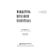 Marketing Research Essentials with SPSS by McDaniel, Carl D., 9780324028409
