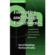 On Formative and Design Experiments by Reinking, David, 9780807748411