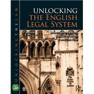 Unlocking the English Legal System by Jacqueline Martin;, 9781138228412