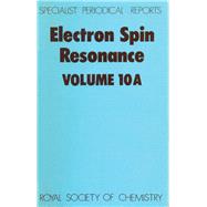 Electron Spin Resonance by Symons, M. C. R., 9780851868417