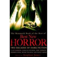 The Mammoth Book of the Best of Best New Horror by Jones, Stephen, 9780762438419