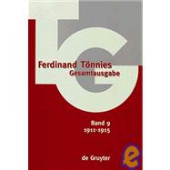 Fardinand Tonnies Gesamtausgabe / Tg by Tonnies, Ferdinand, 9783110158427